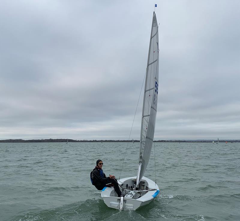 Hayling Island SC Winter Series photo copyright Mike Lennon taken at Hayling Island Sailing Club and featuring the Solo class