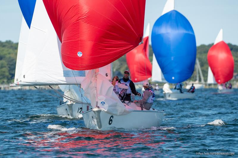 Sonar, a displacement boat with a symmetric spinnaker - photo © Paul Todd / www.outsideimages.com