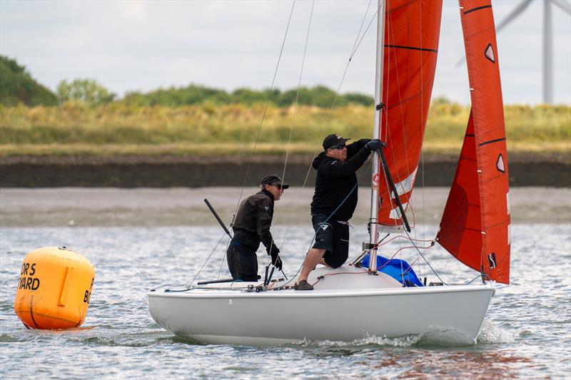 John Clementson and Dave Hyde finished 3rd in the Squib class Jimmy Starling Trophy at Burnham photo copyright Petru Balau Sports Photography / sports.hub47.com taken at Burnham Sailing Club and featuring the Squib class