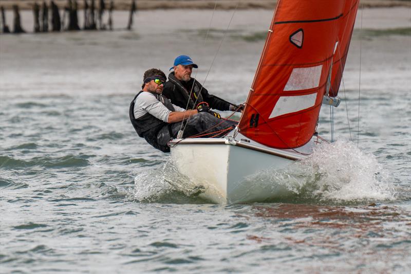 Ray Apthorp and Ian Simons won the first midweek race during Burnham Week 2024 - photo © Petru Balau Sports Photography / sports.hub47.com