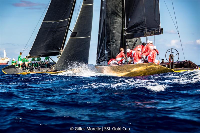 SSL Gold Cup 1/8 Finals Fleet 3, Race 4 - SSL Team South Africa ahead of SSL Team Switzerland - photo © Gilles Morelle / SSL Gold Cup