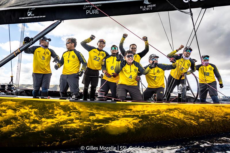 SSL Gold Cup 1/8 Finals Fleet - SSL Team Malaysia celebrate - photo © Gilles Morelle / SSL Gold Cup