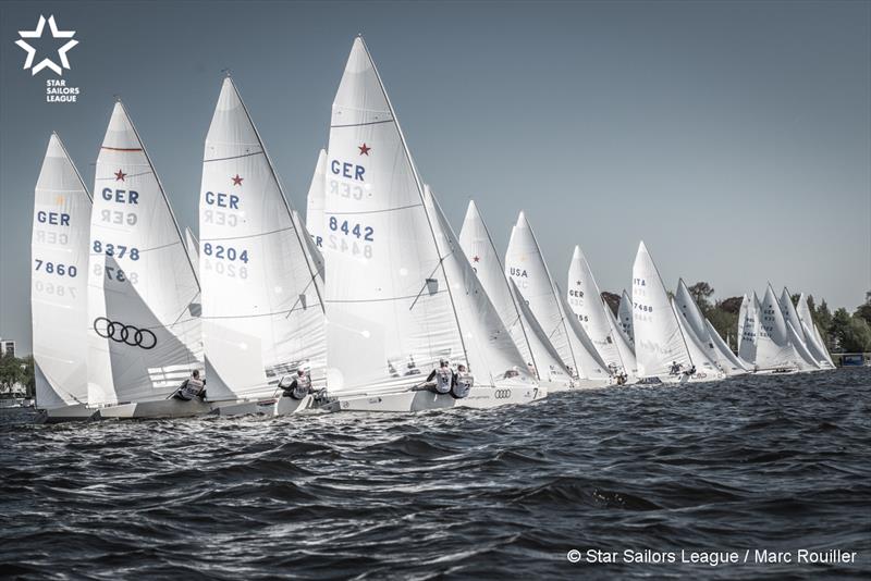 Finals day at SSL City Grand Slam: Hamburg photo copyright Marc Rouiller / SSL taken at Norddeutscher Regatta Verein and featuring the Star class