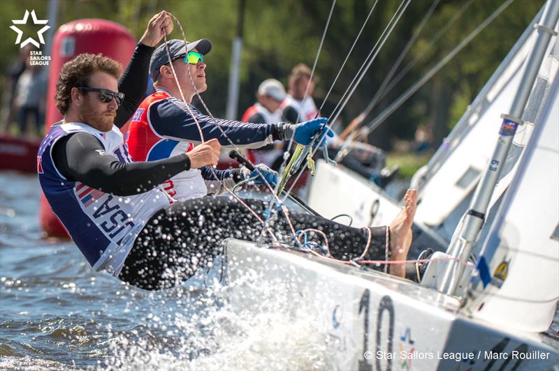 Eivind Melleby & Joshua Revkin finish 2nd at SSL City Grand Slam: Hamburg photo copyright Marc Rouiller / SSL taken at Norddeutscher Regatta Verein and featuring the Star class