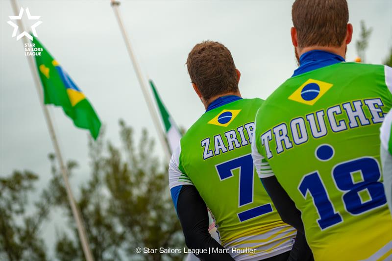 Medals Ceremony, Bow: 14 BRA 8210 / Skipper: Jorge Zarif BRA / Crew: Pedro Trouche BRA, winner of the 6th Star Sailors League Finals - photo © Marc Rouiller