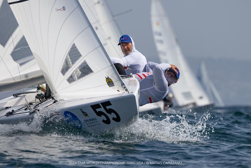 Star World Championship at San Diego Day 1 photo copyright Matias Capizzano taken at San Diego Yacht Club and featuring the Star class