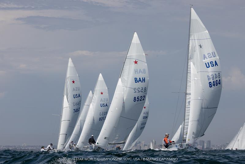 Star World Championship at San Diego Day 1 photo copyright Matias Capizzano taken at San Diego Yacht Club and featuring the Star class