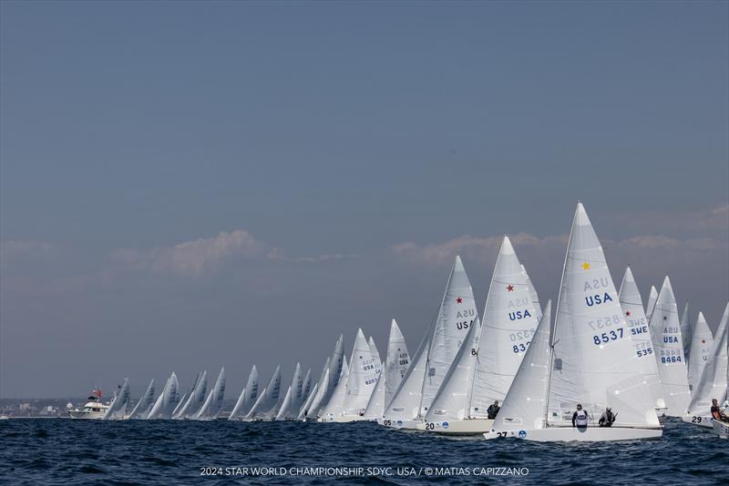 Star World Championship at San Diego Day 2 photo copyright Matias Capizzano taken at San Diego Yacht Club and featuring the Star class