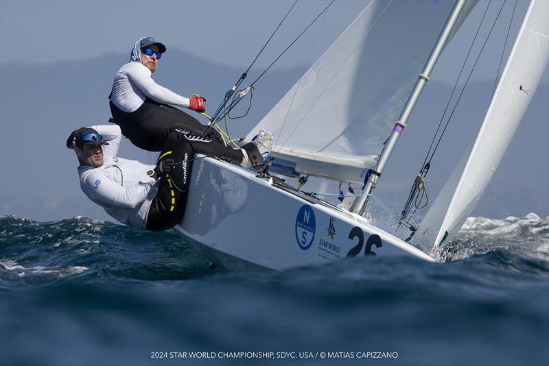 Star World Championship at San Diego Day 3 photo copyright Matias Capizzano taken at San Diego Yacht Club and featuring the Star class