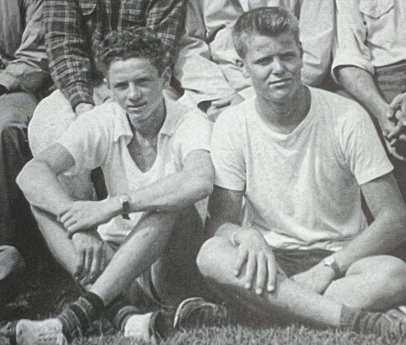 Lowell North and Malin Burnham at 1945 Worlds photo copyright Ann Frank Beach Collection taken at New York Yacht Club and featuring the Starling class