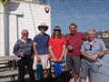 Streaker sailors at Newhaven & Seaford Sailing Club (l-r) Alan Simmons, Neil Firth, James Dawes, Rupert Smith and Chris Smith © Sue Firth