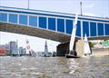 Colourful Wandsworth Bridge - Holt Streaker Golden Jubilee Tideway Race © BR Sailing Photography
