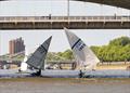 Leaders heading back under Chelsea Bridge - Holt Streaker Golden Jubilee Tideway Race © BR Sailing Photography