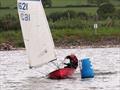 3rd placed Paul Newman, Streaker in the Border Counties Midweek Sailing at Shotwick Lake &copy; John Nield