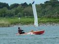 3rd placed Paul Newman, Streaker in the Border Counties Midweek Sailing at Shotwick Lake &copy; John Nield