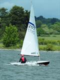 1st placed Pete Coop, Streaker in the Border Counties Midweek Sailing at Shotwick Lake &copy; John Nield