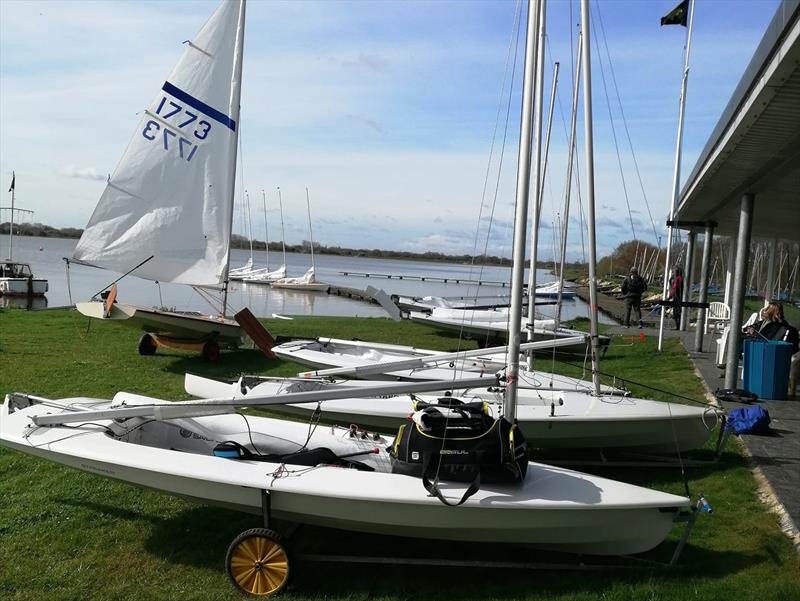 Ready for action at the Beaver SC Streaker Open photo copyright Beaver SC taken at Beaver Sailing Club and featuring the Streaker class