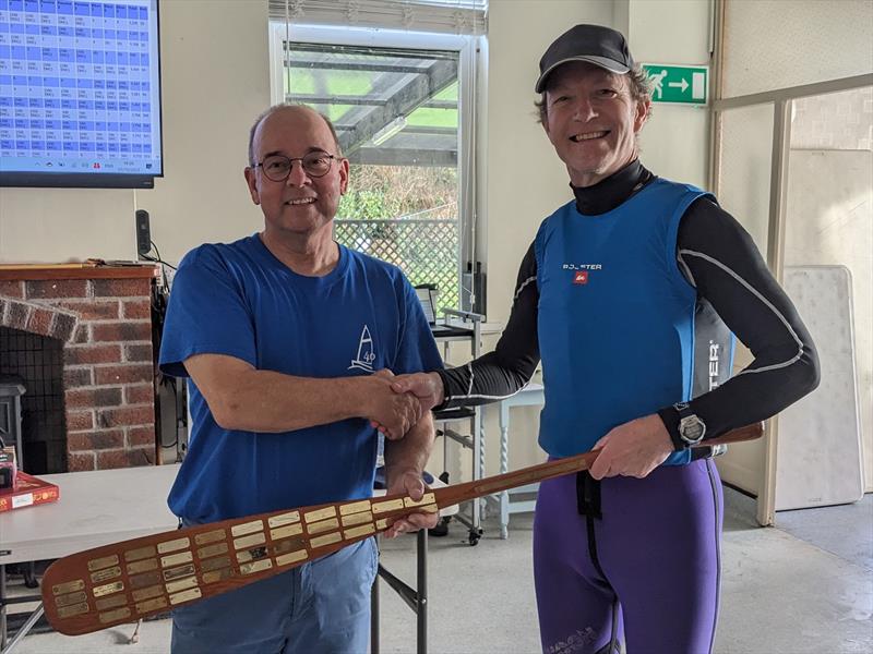 Alan Gillard wins the Streaker P&B Northern Paddle travellers series photo copyright Sue Firth taken at Elton Sailing Club and featuring the Streaker class