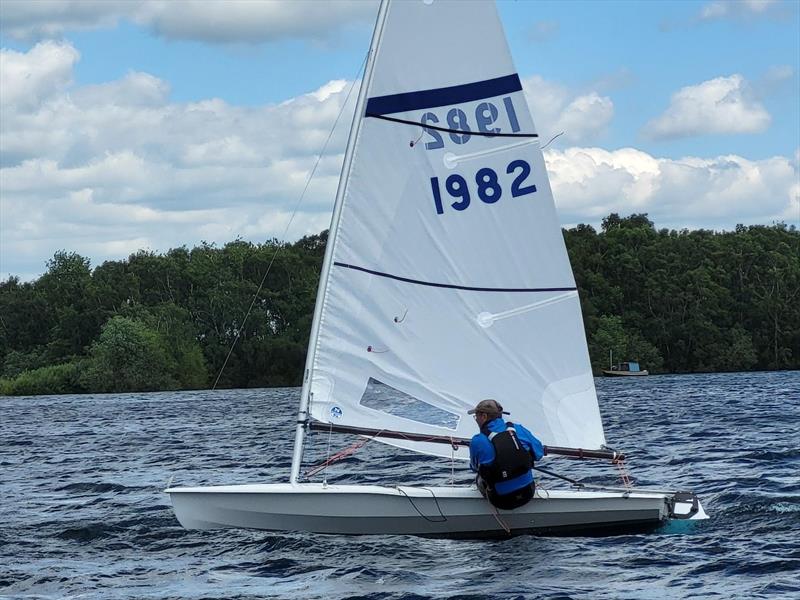 Martin Penty wins the Streaker Northern Championship at Hykeham photo copyright Sam Davy taken at Hykeham Sailing Club and featuring the Streaker class