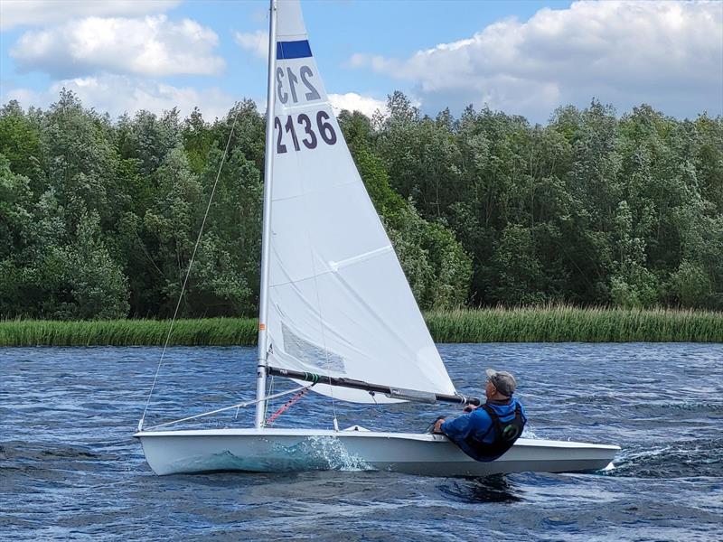 Nigel Pepperdine finishes 3rd overall in the Streaker Northern Championship at Hykeham photo copyright Sam Davy taken at Hykeham Sailing Club and featuring the Streaker class