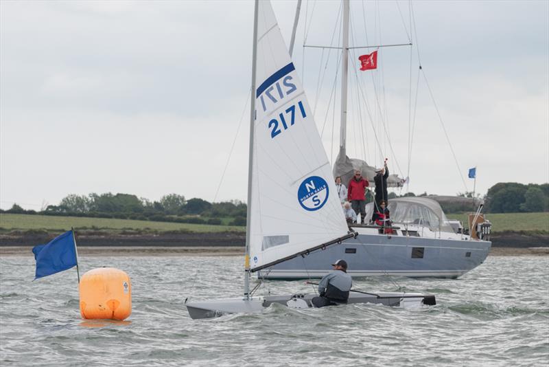 Tom Gillard leading after day 2 of the Noble Marine Streaker National Championship at Stone Sailing Club photo copyright Paul Sanwell / OPP taken at Stone Sailing Club and featuring the Streaker class