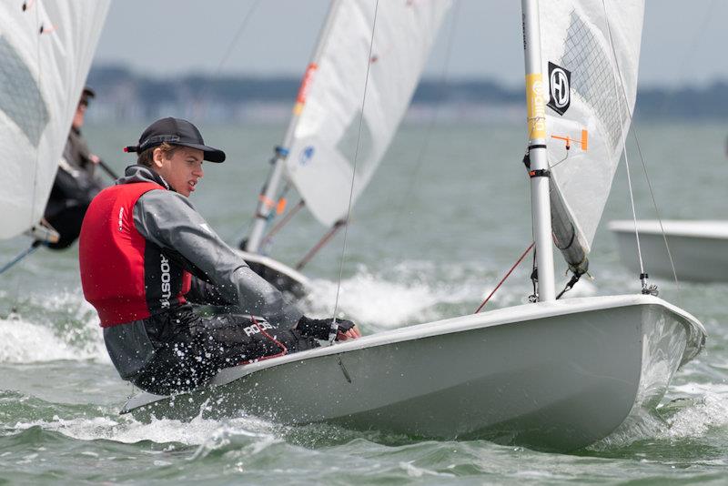 Giles Therkelson-Smith, first youth in the Noble Marine Streaker National Championship at Stone photo copyright Paul Sanwell / OPP taken at Stone Sailing Club and featuring the Streaker class