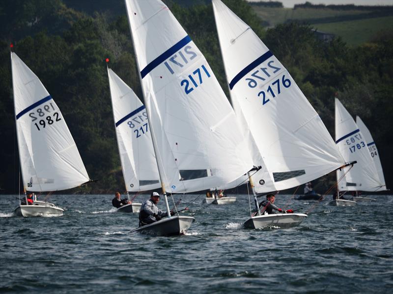 Tom Gillard leads Sam McKay - Hartley Boats Streaker Inlands at Carsington photo copyright Theo Holmes taken at Carsington Sailing Club and featuring the Streaker class