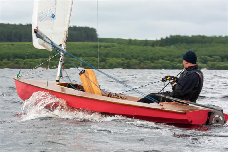 3rd Overall Paul Newman in his Streaker during the Border Counties Midweek Sailing Series at Llyn Brenig - photo © Pete Chambers