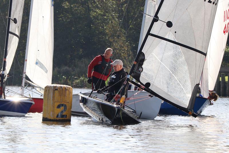 Careful now during the Border Counties Midweek Sailing Series at Winsford Flash photo copyright Lewis Bowden taken at Winsford Flash Sailing Club and featuring the Streaker class