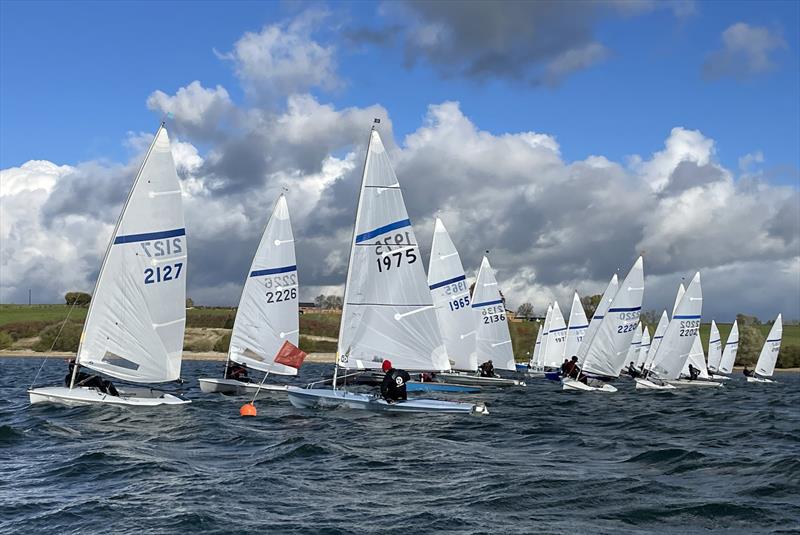 James Dawes (1975) looking to pull off a port flyer - Streaker End of Season Championship at Northampton photo copyright Clare Butterfield taken at Northampton Sailing Club and featuring the Streaker class