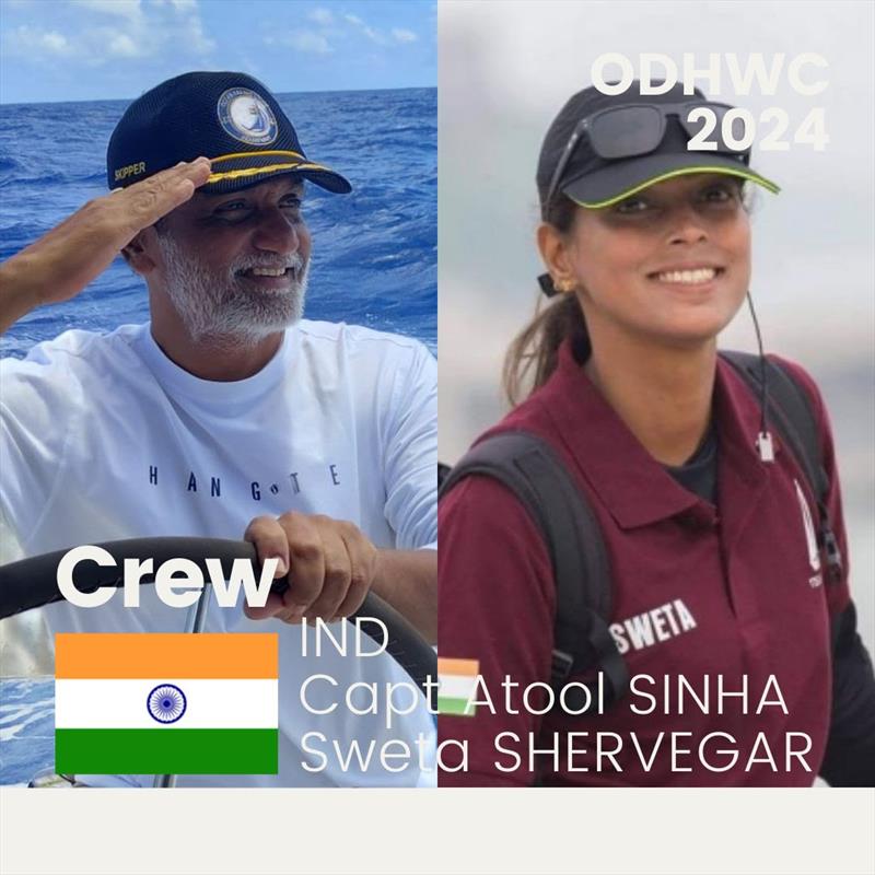 World Sailing Offshore Double Handed World Championship: India - Sweta Shervegar & Atool Sinha photo copyright ODHWC 2024 taken at  and featuring the Sun Fast 30 class