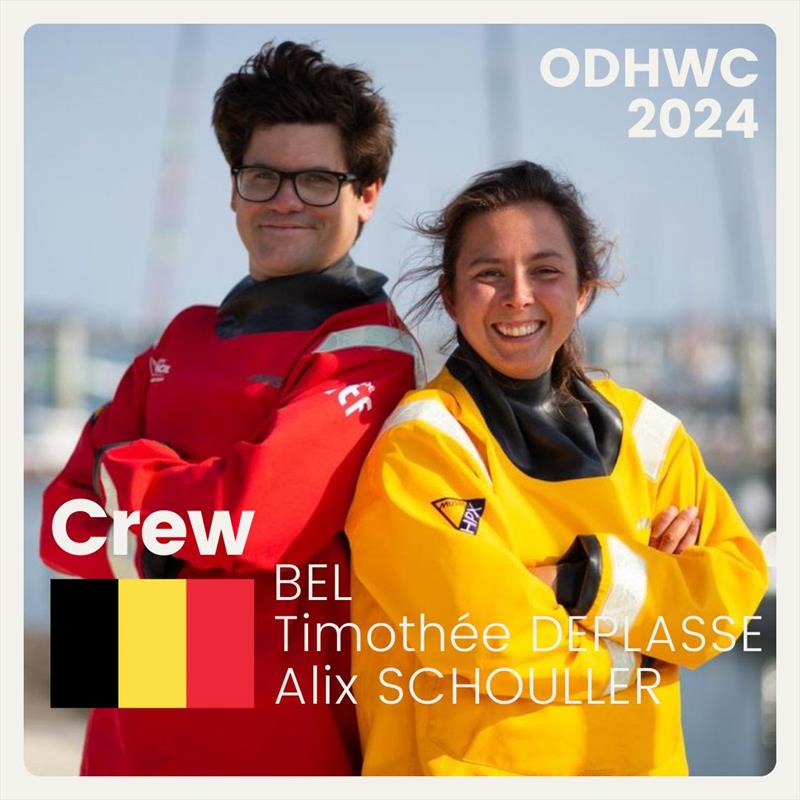 World Sailing Offshore Double Handed World Championship: Belgium 1 - Timothe´e Deplasse & Alix Schouller - photo © ODHWC 2024