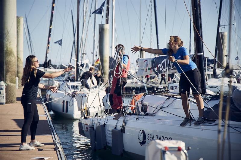 World Sailing Offshore Double Handed World Championship: Dockside at La Base Lorient photo copyright Anne Beaugé / LGL taken at  and featuring the Sun Fast 30 class