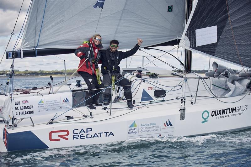 Maggie Adamson and Cal Finlayson (GBR) win the Offshore Double Handed World Championship - Agglomeration Final - photo © Anne Beaugé / LGL