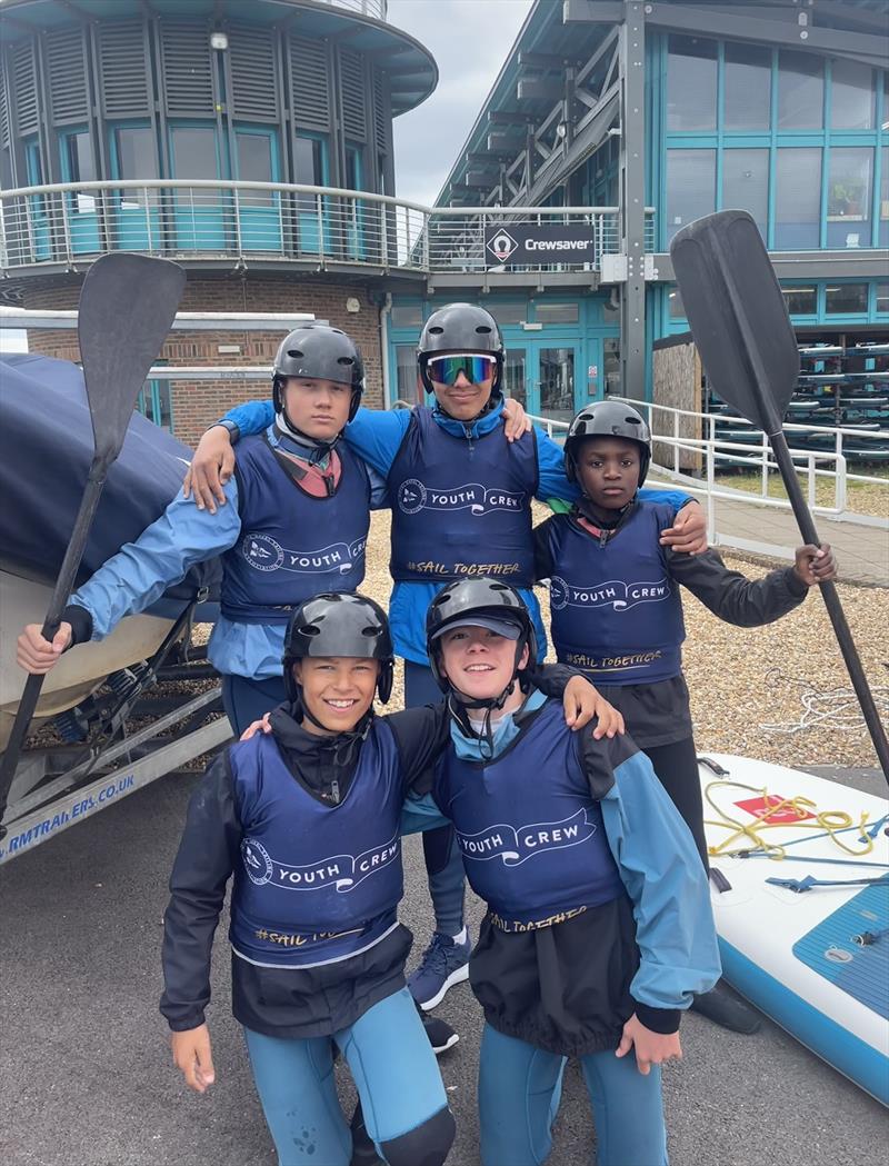 Celebrating the ASF and Greenwich Hospital Partnership  photo copyright Andrew Simpson Foundation taken at Andrew Simpson Sailing Centre and featuring the SUP class