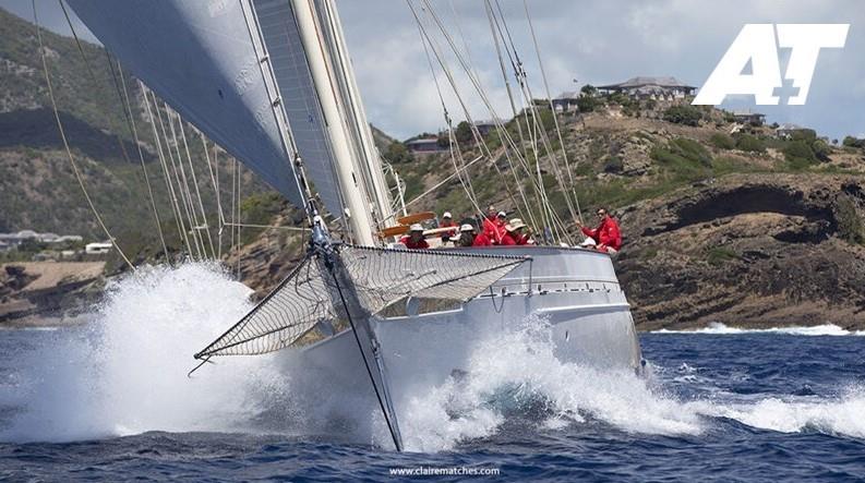 Adela at the Antigua Superyacht Challenge photo copyright Claire Matches / www.clairematches.com taken at  and featuring the Superyacht class