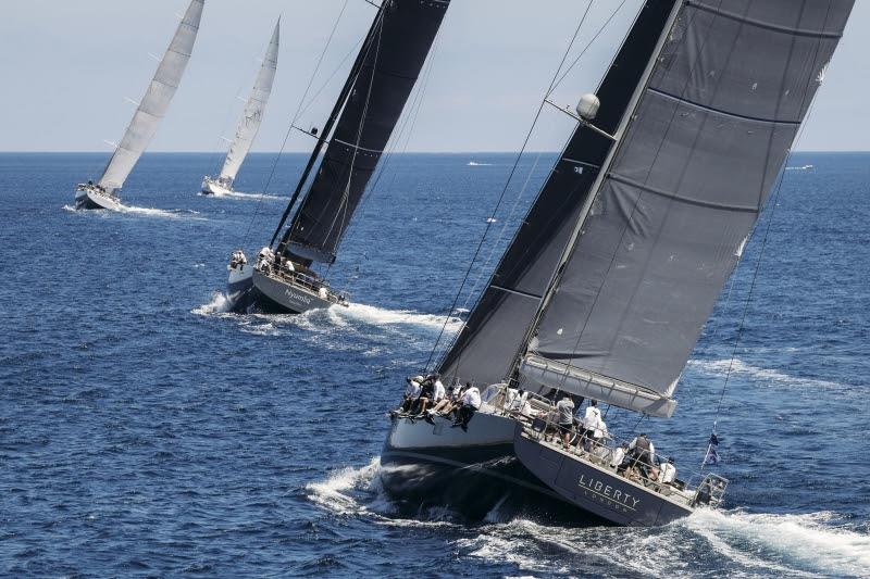 The Southern Wind fleet, Giorgio Armani Superyacht Regatta 2024 photo copyright Southern Wind/Sailing Energy taken at Yacht Club Costa Smeralda and featuring the Superyacht class