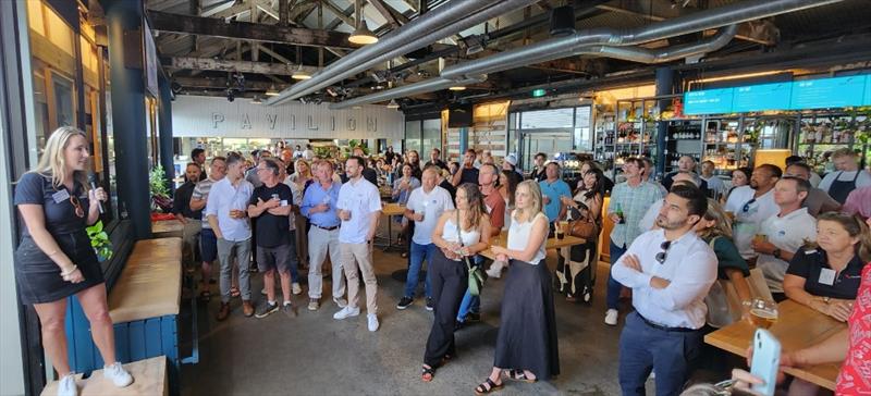 Out of the 50 visiting superyachts in New Zealand, organisers were delighted to have close to 40 represented at the welcome function - photo © NZ Marine