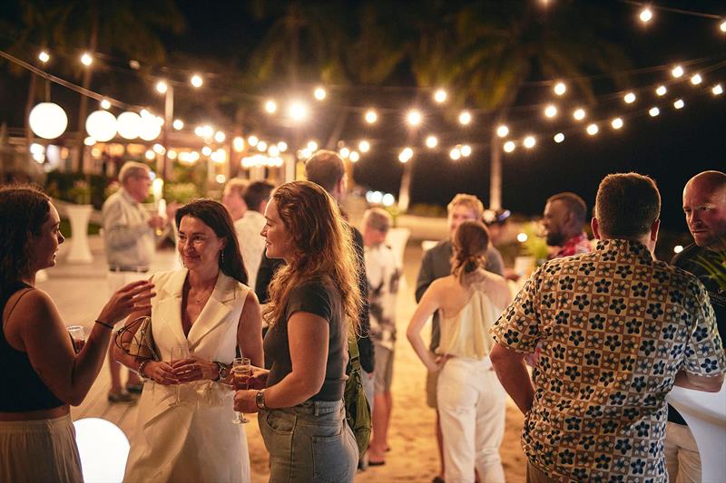 Guests at Waitui Beach Club, Denarau Island, Fiji - The South Pacific Superyacht Rendezvous photo copyright Matt Crawford taken at  and featuring the Superyacht class