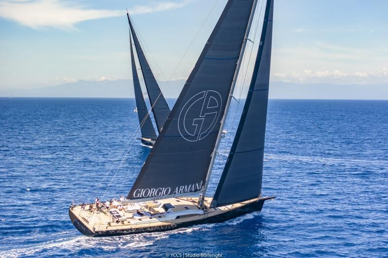 The Southern Wind 105 Sørvind by Giorgio Armani on her racing debut - photo © YCCS / Studio Borlenghi