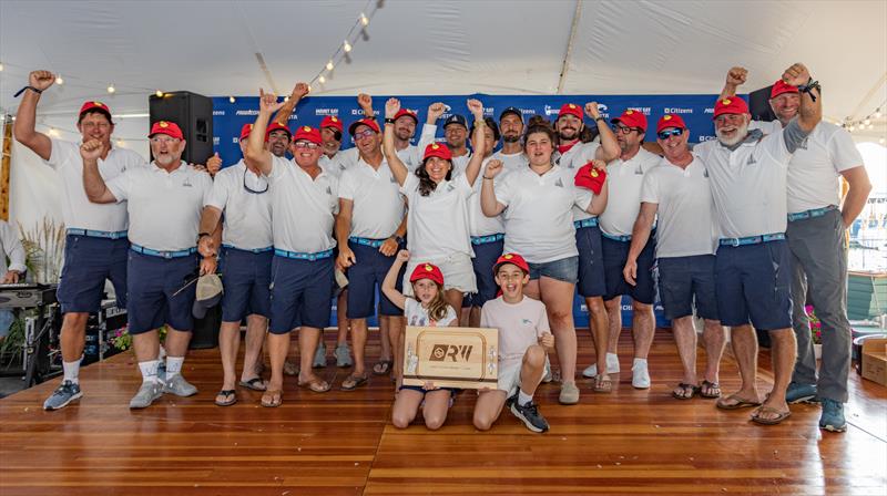 Winning superyacht crew from Delta House - 2025 Safe Harbor Race Weekend - photo © Stephen R Cloutier