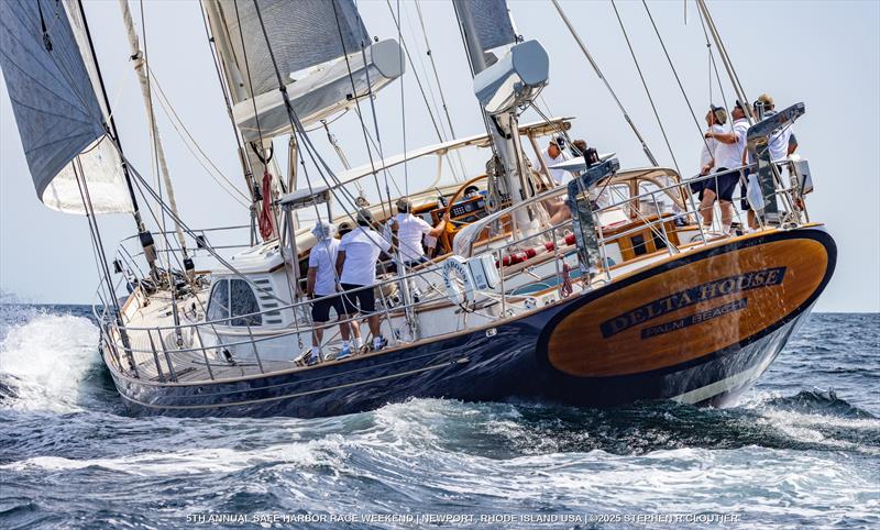 Winning superyacht Delta House - 2025 Safe Harbor Race Weekend - photo © Stephen R Cloutier
