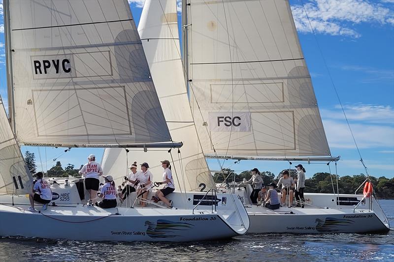 SRS Interclub Championships photo copyright Swan River Sailing taken at Mounts Bay Sailing Club, Australia and featuring the Swan class