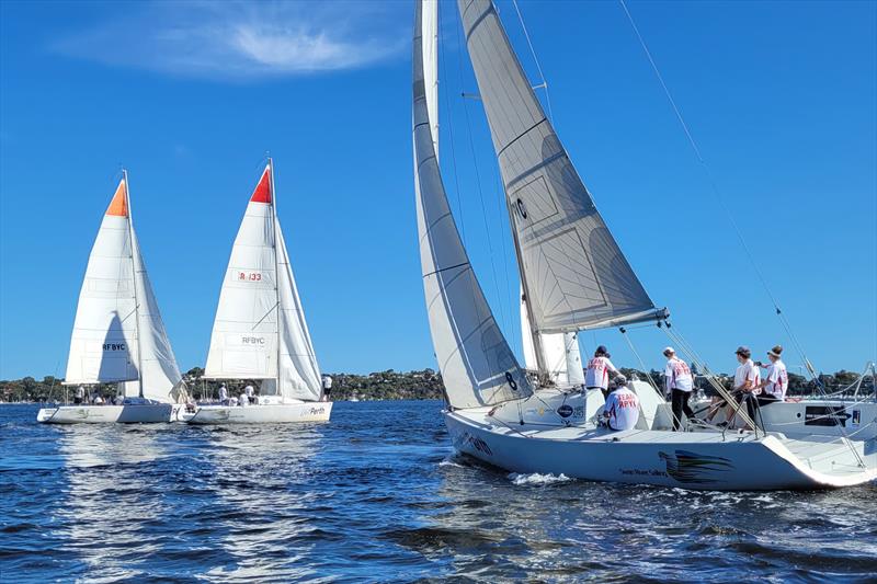 SRS Interclub Championships photo copyright Swan River Sailing taken at Mounts Bay Sailing Club, Australia and featuring the Swan class