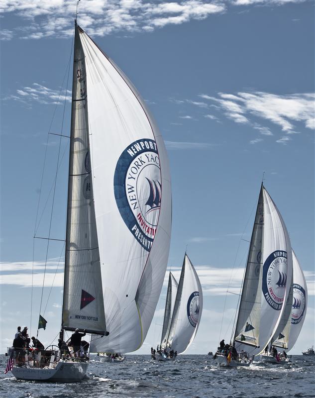 Fleet action during the 2011 New York Yacht Club Invitational Cup presented by Rolex photo copyright Kurt Arrigo / Rolex taken at New York Yacht Club and featuring the Swan 42 class