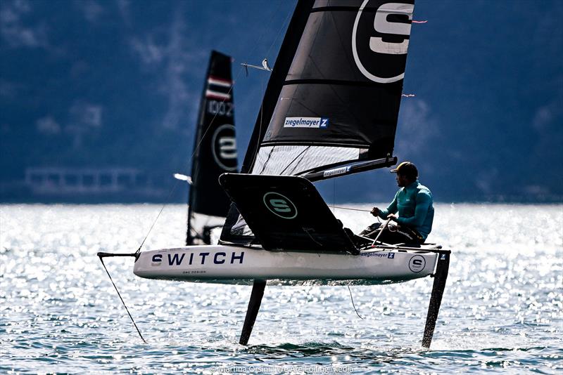 Switch on Lake Garda photo copyright Martina Orsini taken at Fraglia Vela Malcesine and featuring the Switch class