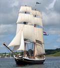 The Dutch Brig Morgenster - Falmouth Classics 2025 © Jan Pentreath