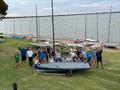 Tasar sailors at the Lake Boga Easter Regatta © Alexis Martin