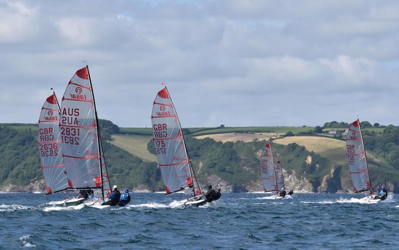 Tasar Nationals at Porthpean - photo © Ken Fobbester