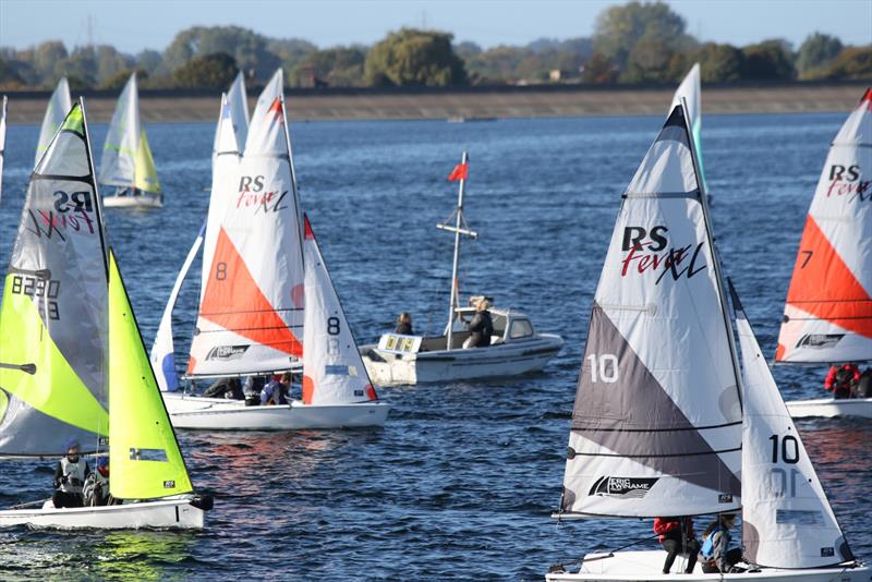 North teams in action at the Eric Twiname Team Racing Championships 2022 photo copyright Fiona Spence taken at Oxford Sailing Club and featuring the Team Racing class